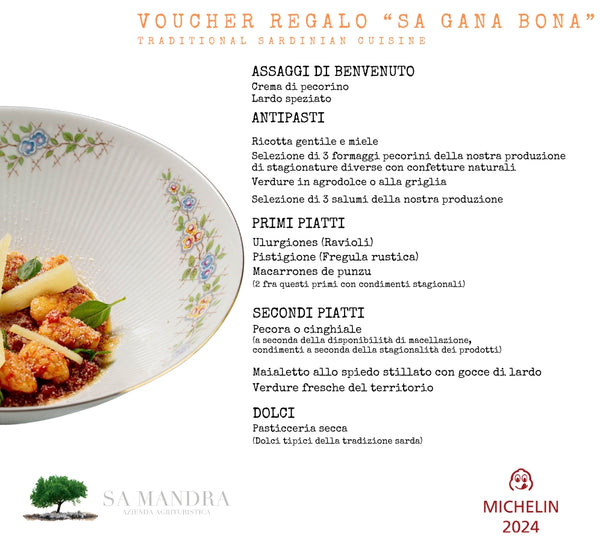 Voucher Ristorazione "Sa Gana Bona"