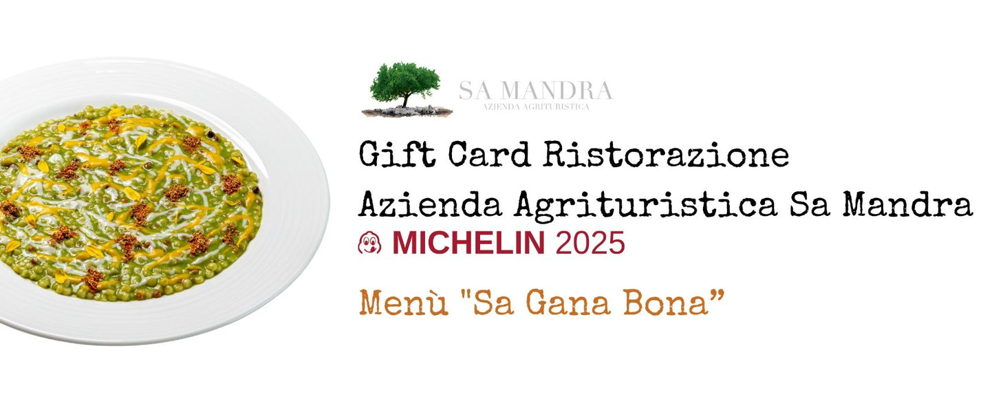 Voucher Regalo: Menù «Sa Gana Bona»